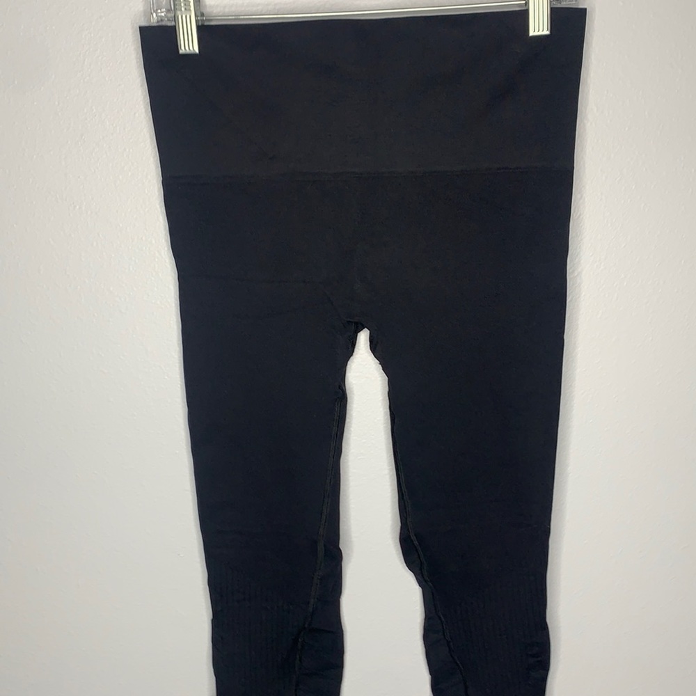 Blanqi maternity black full length leggings medium